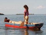 Kids in Lake Nicaragua - by Jicaro Island Ecolodge