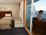 Balcony Suite aboard the Galapagos Legend