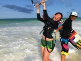 Kitesurfing at White Sand Villas, Zanzibar