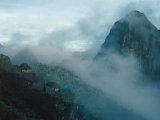 Machu Picchu in the mist