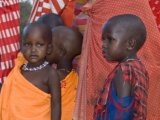 Masai women and children, Selenkay, Kenya (by Paul Mannix)