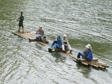 Raft at the Periyar Lake, Thekkady, Kerala